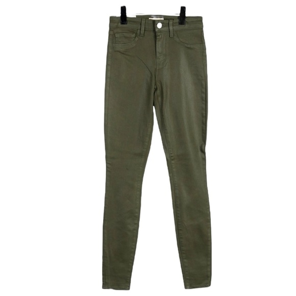 L’AGENCE Margurite‎ High-Rise Coated in Ivy Green Skinny Jean | 23 - Picture 2 of 7